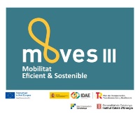 Acció Climàtica amplia en 37 millones de euros el presupuesto de la línea de ayudas a la movilidad eléctrica MOVES III